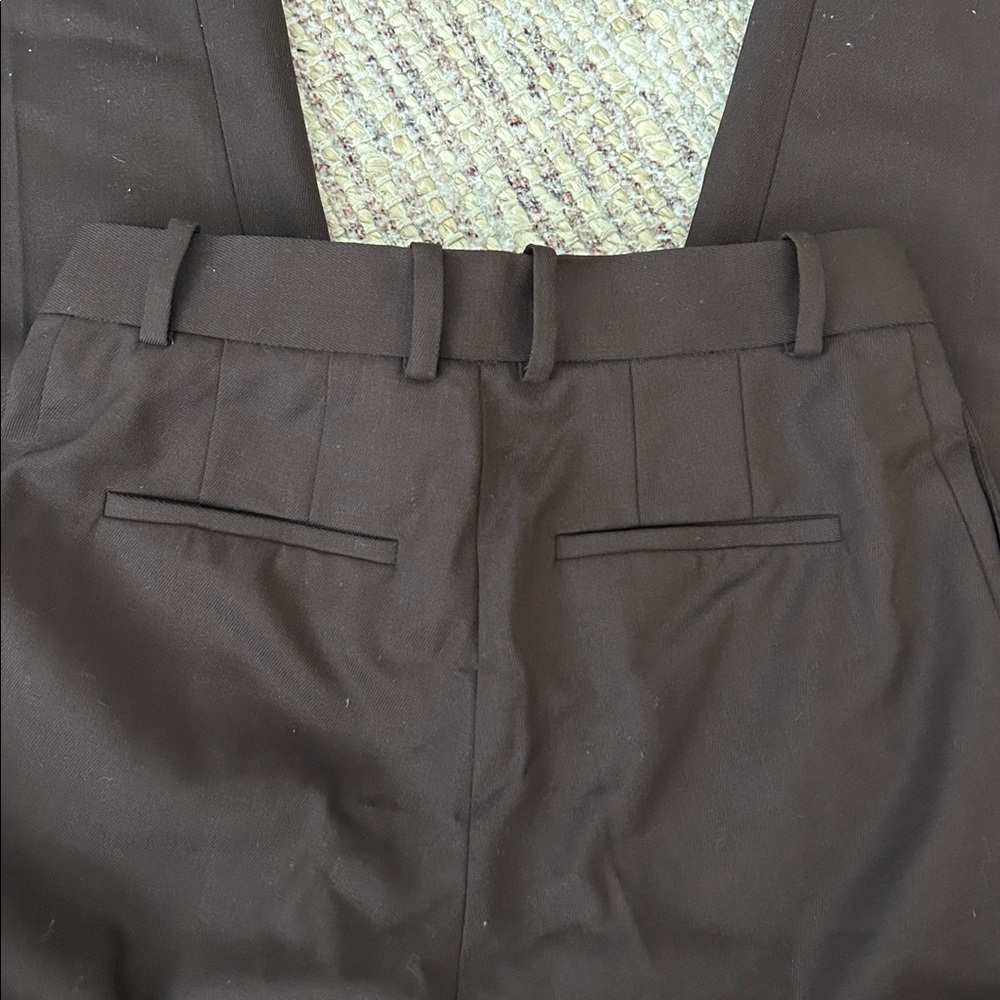 Aritzia Babaton Vogue Pant in Brown Sz 00 - Picture 4 of 7